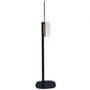 Approx STSanitizer02 Soporte Stand Negro para Dispensador AppSanitizer 300 x 300 x 1544 mm con Cartel Informativo